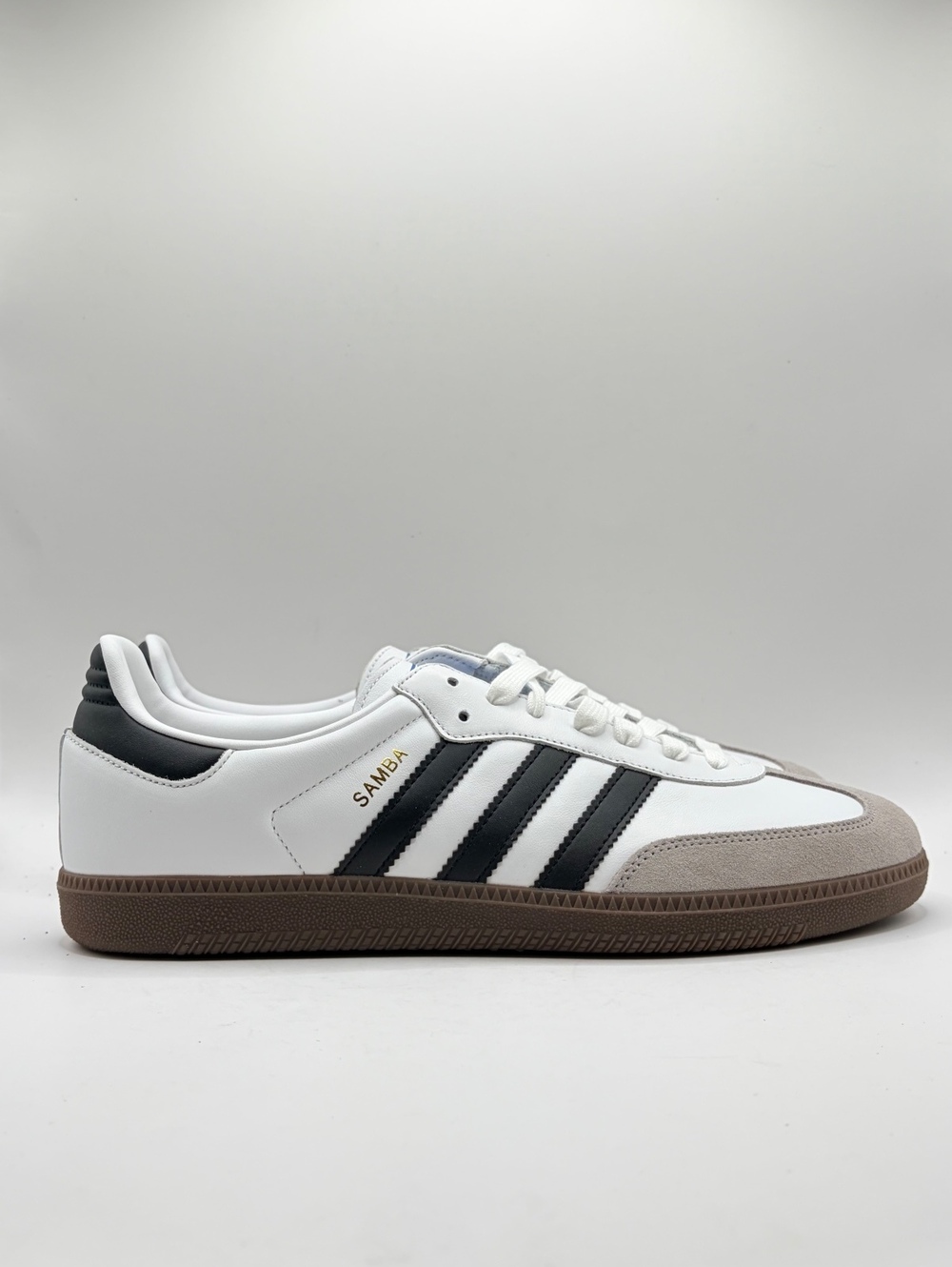 Adidas Samba OG Classic White Black Leather Sneakers Size 11